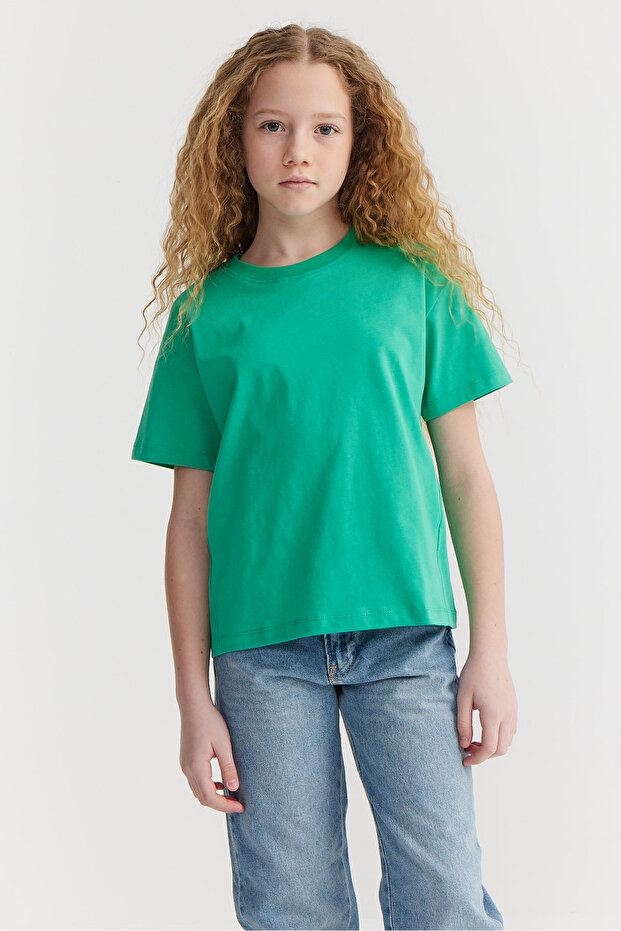 Kız Çocuk Basic T-shirt - 1