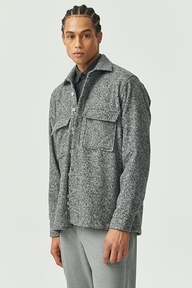 Regular Pocketed Lumberjack Shirt - 6