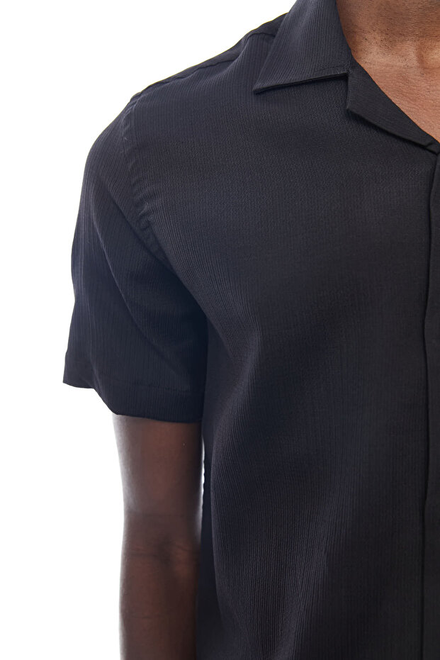 Devrik Yaka Regular Gömlek - 8