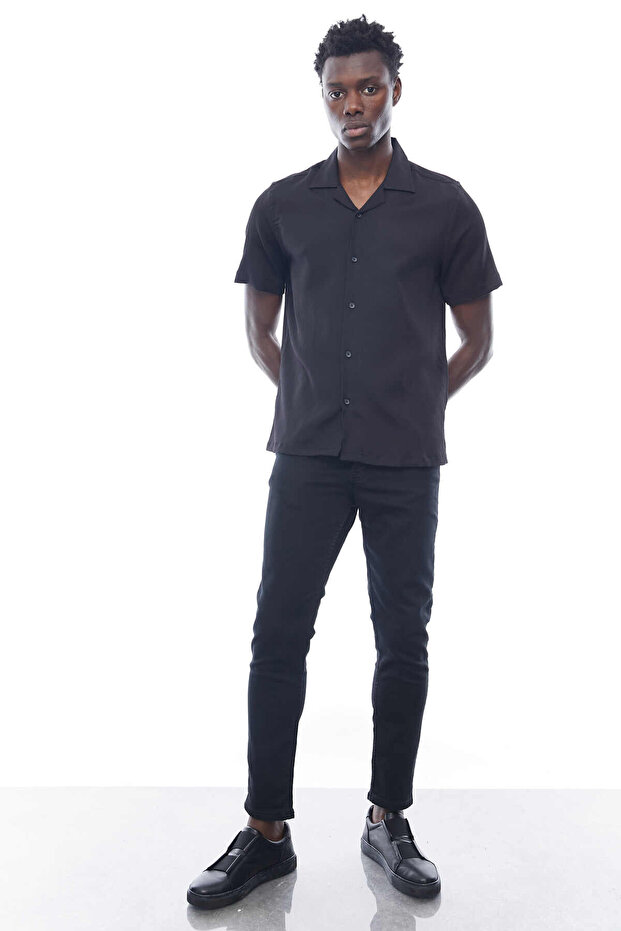 Devrik Yaka Regular Gömlek - 5