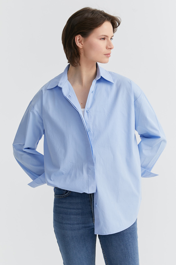 Kadın Basic Gömlek - 2