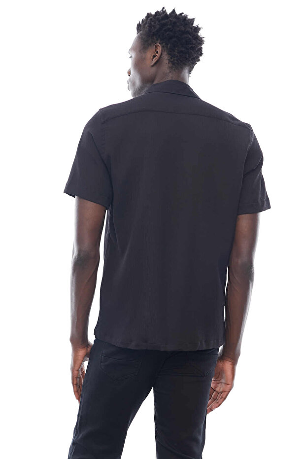 Devrik Yaka Regular Gömlek - 7