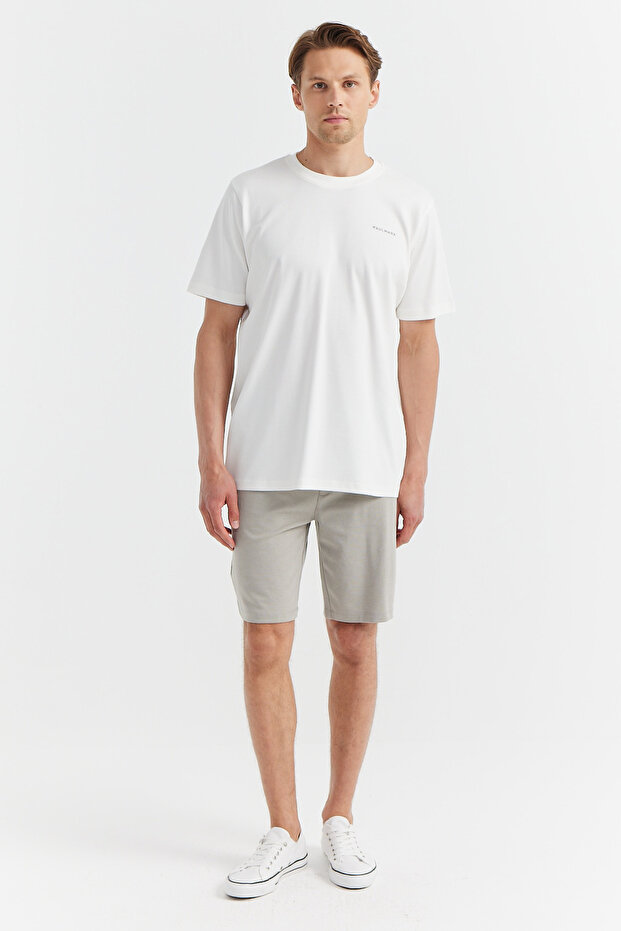 Erkek Bisiklet Yaka Basic T-shirt - 6