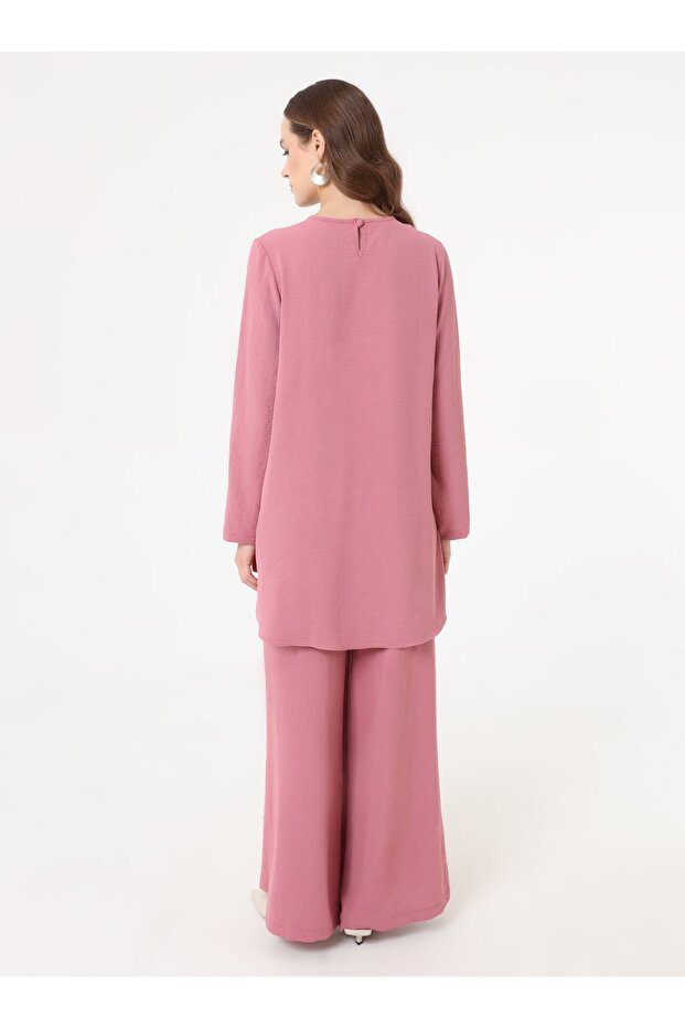 طقم مكون من قطعتين من Aerobin Basic - تونيك وبنطلون - وردي غامق - - 6