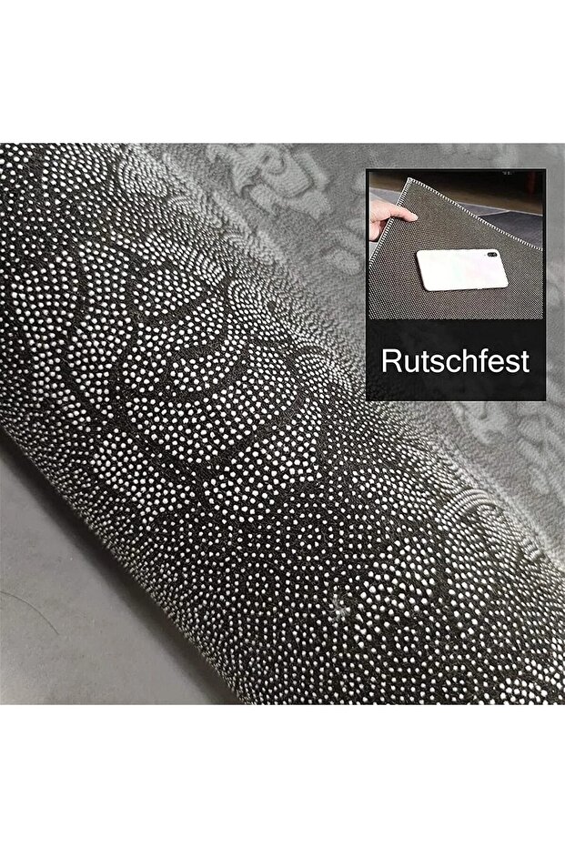 سجادة مستطيلة ناعمة الملمس متعددة الألوان 200×300 سم - 4