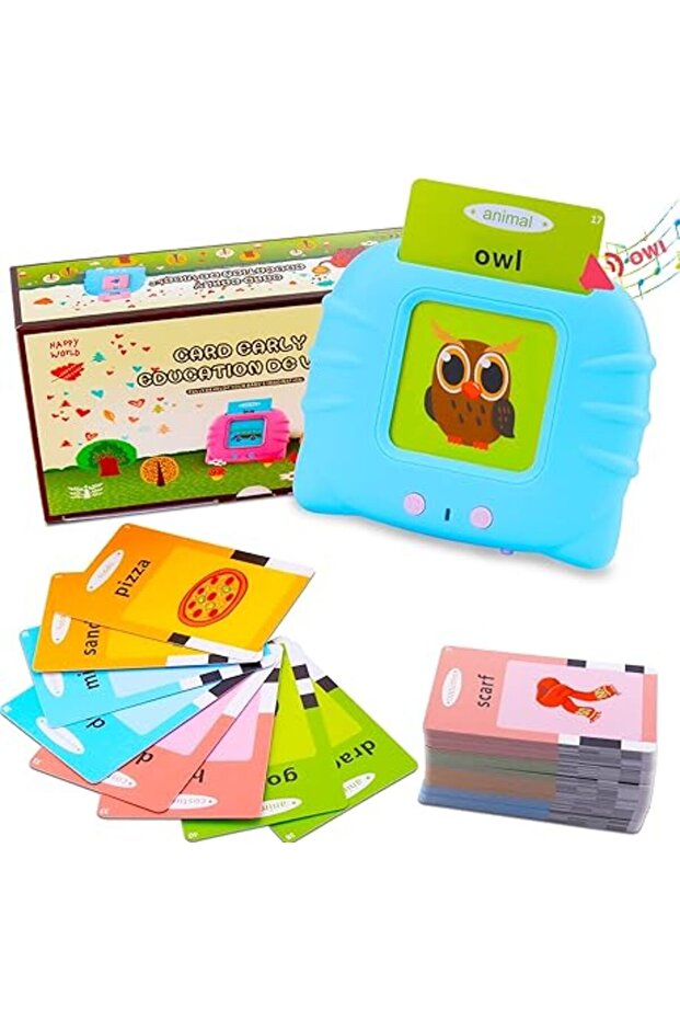 Talking Flash Cards Learning Toys for Toddlers 1-6 Year Old,British English, 224 Words, Audible Educ