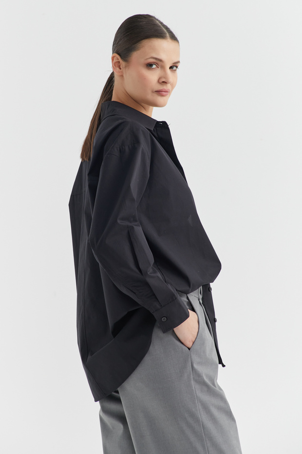 Kadın Basic Gömlek - 4