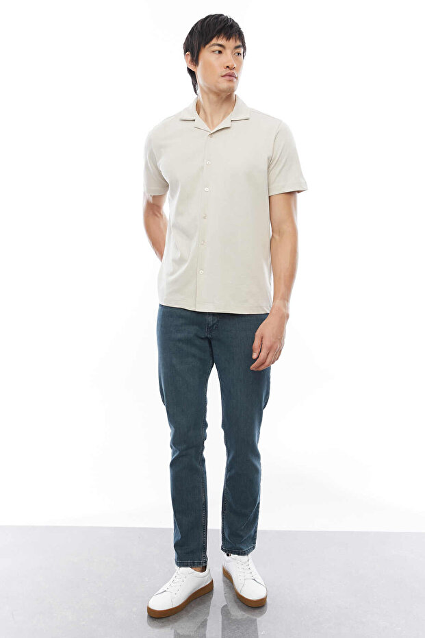 Regular Devrik Yaka Gömlek - 6