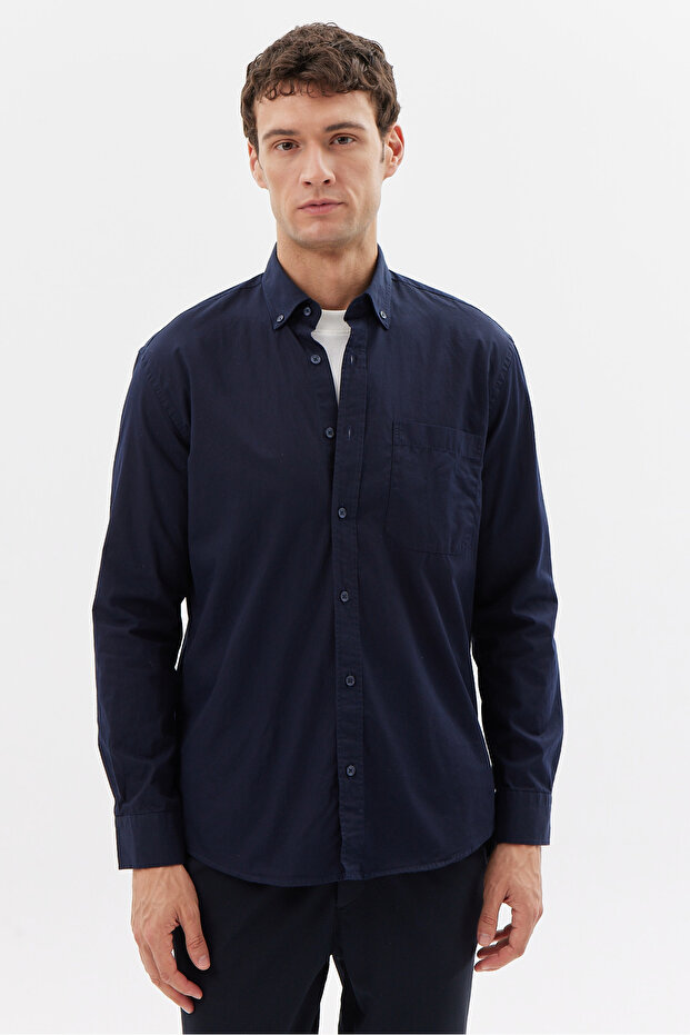 Erkek Cepli Regular Gömlek - 1