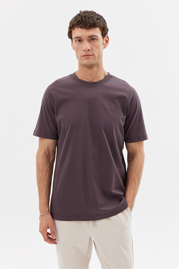 Erkek Bisiklet Yaka Basic T-shirt - 5
