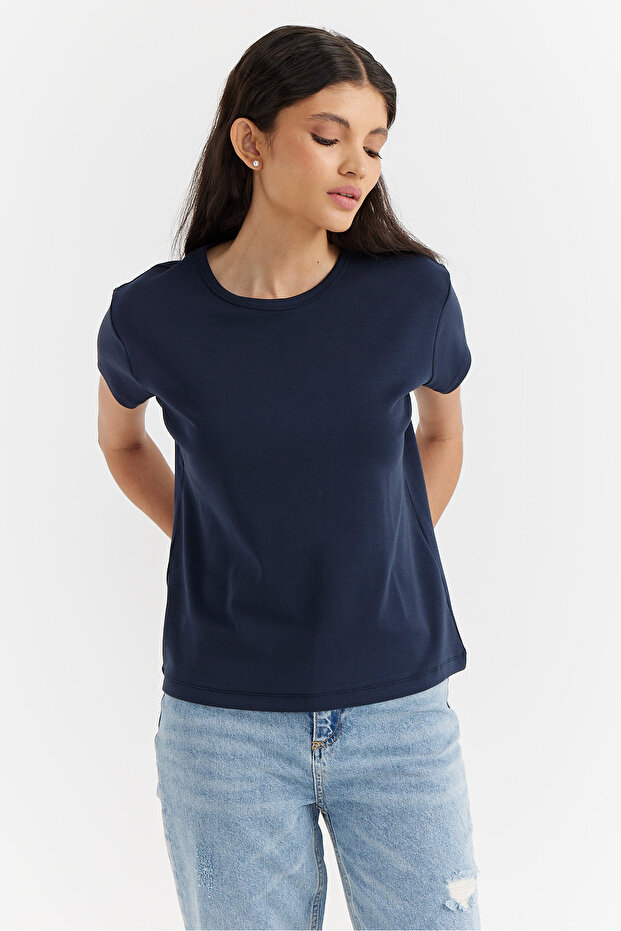 Kadın Basic T-shirt - 6