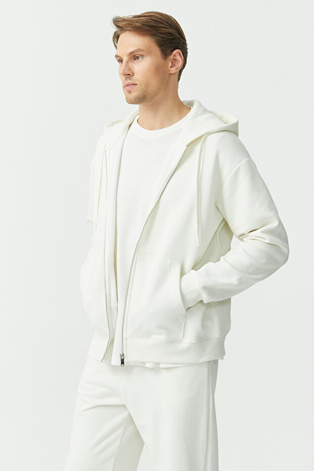 Erkek Kapüşonlu Sweat Üst - 4