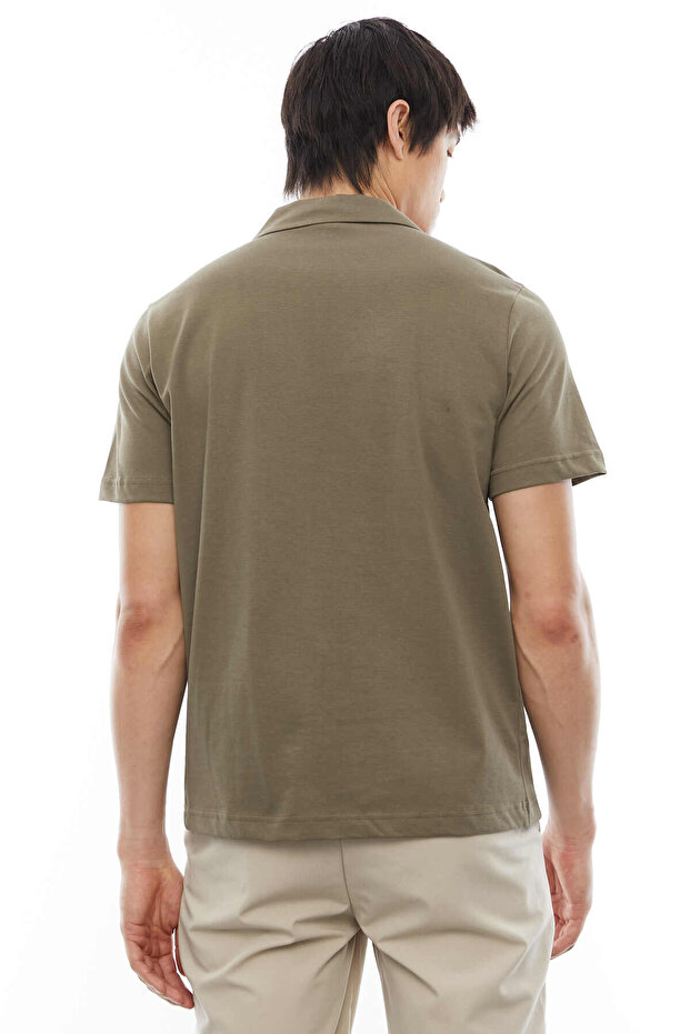 Regular Devrik Yaka Gömlek - 5