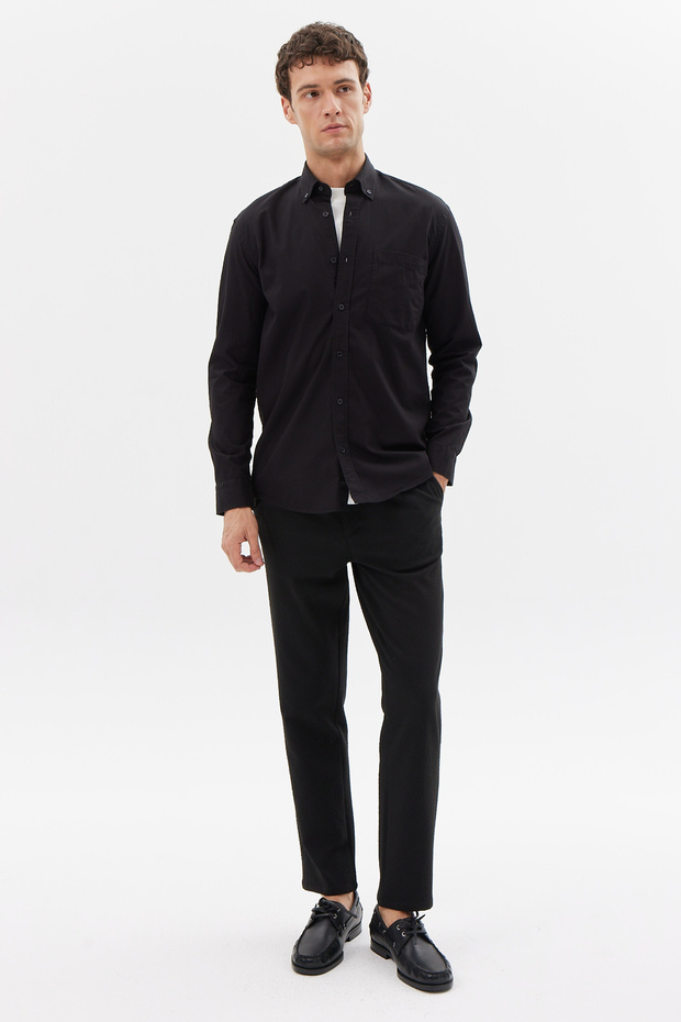 Erkek Cepli Regular Gömlek - 6