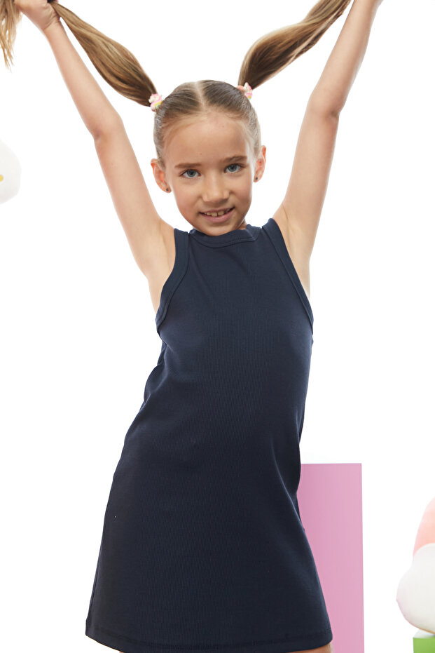 Kız Çocuk Basic Elbise - 7