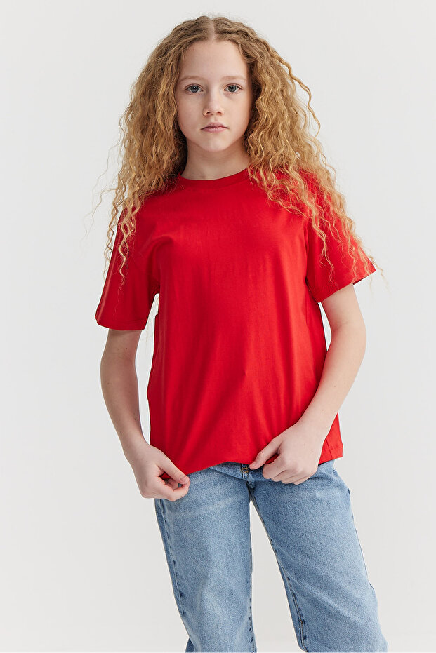 Kız Çocuk Basic T-shirt - 1