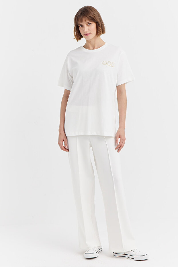 Kadın Basic T-shirt - 4