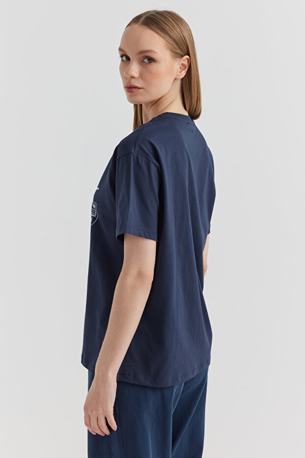 Kadın Baskılı Basic T-shirt - 5
