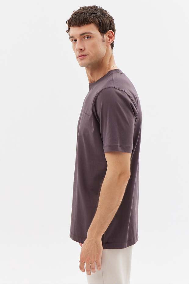 Erkek Bisiklet Yaka Basic T-shirt - 2