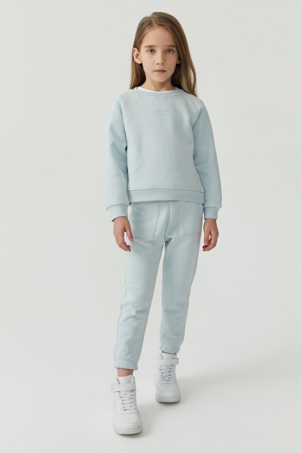 Girl's Basic Sweat Top - 5