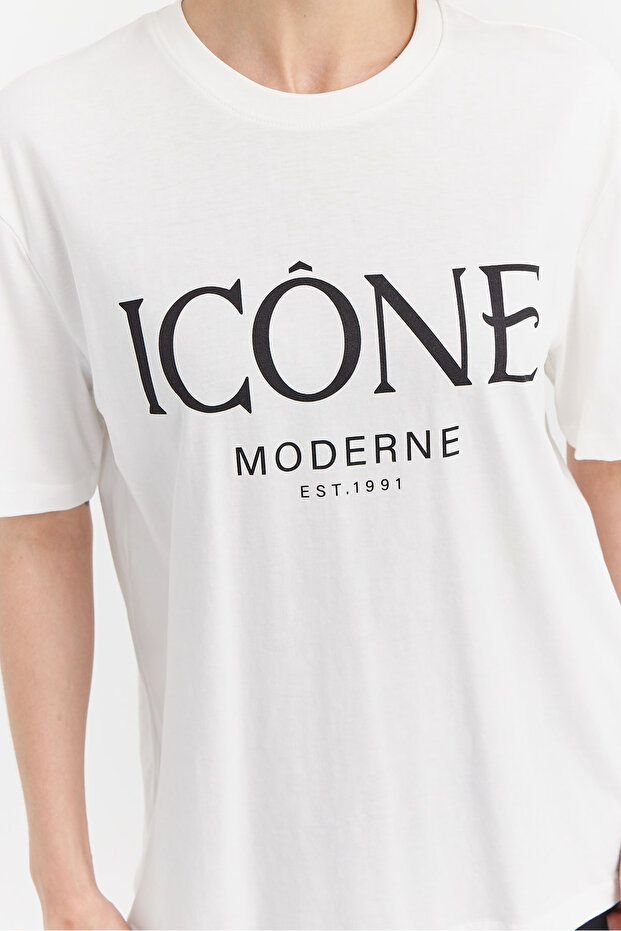 Γυναικείο μπλουζάκι με τύπωμα Basic - 7