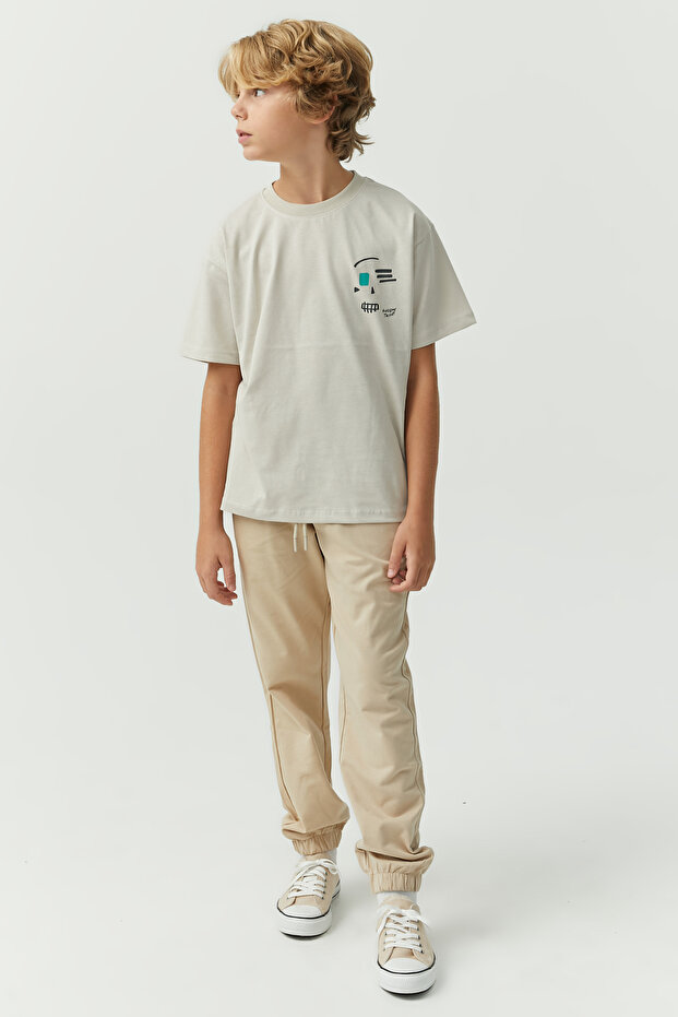 Boys' Sweat Pants with Elastic Waist and Legs