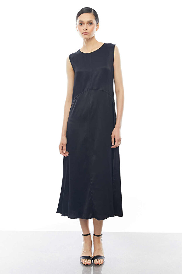 Sleeveless Stitching Detail Dress