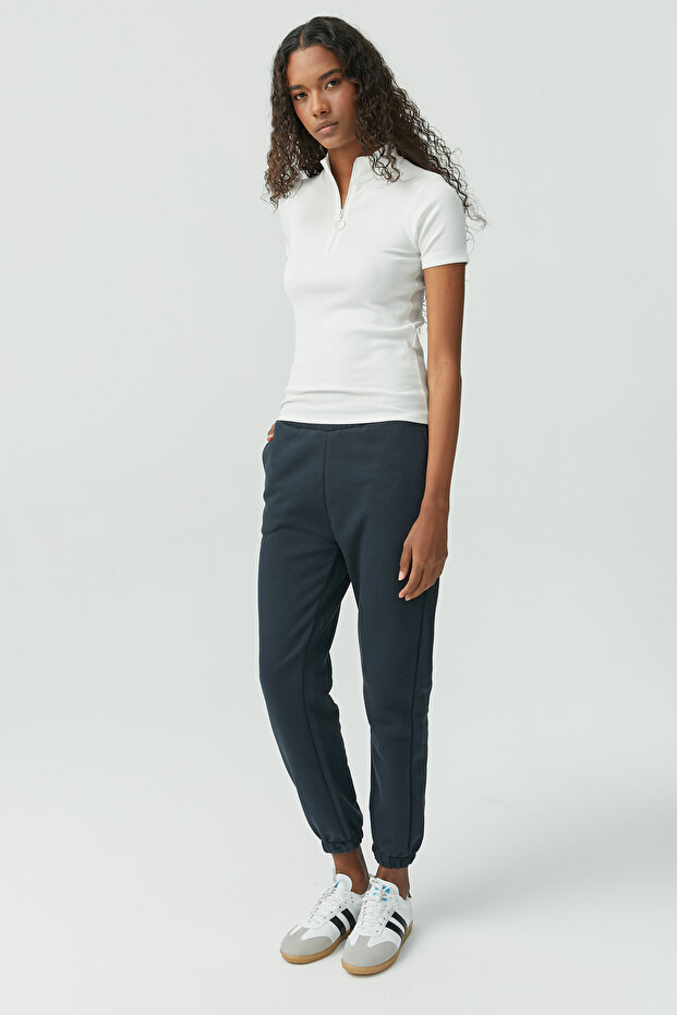 Sweat Bottoms with Elasticated Cuffs - 4