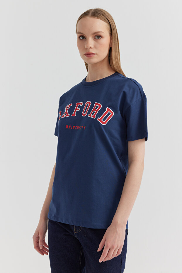 Kadın Baskılı Basic T-shirt - 5