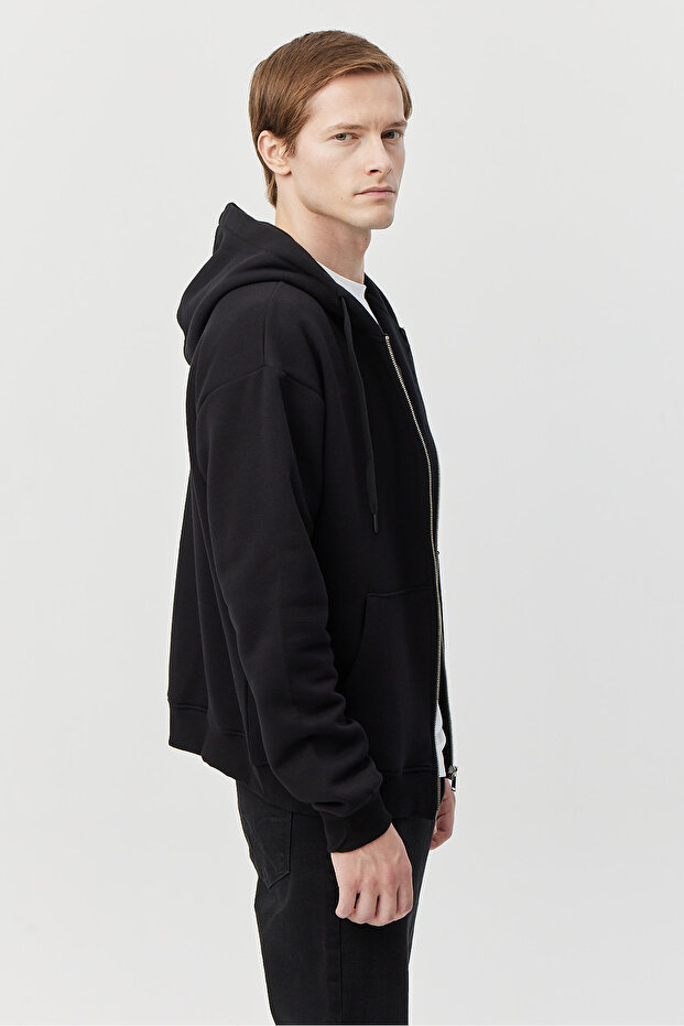Erkek Kapüşonlu Sweat Üst - 3