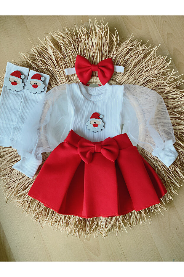 Girl's New Year Skirt Suit