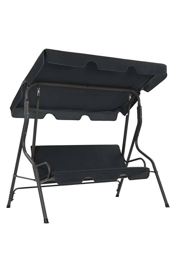 Garden Swing Bench Anthracite 170x110x153 cm