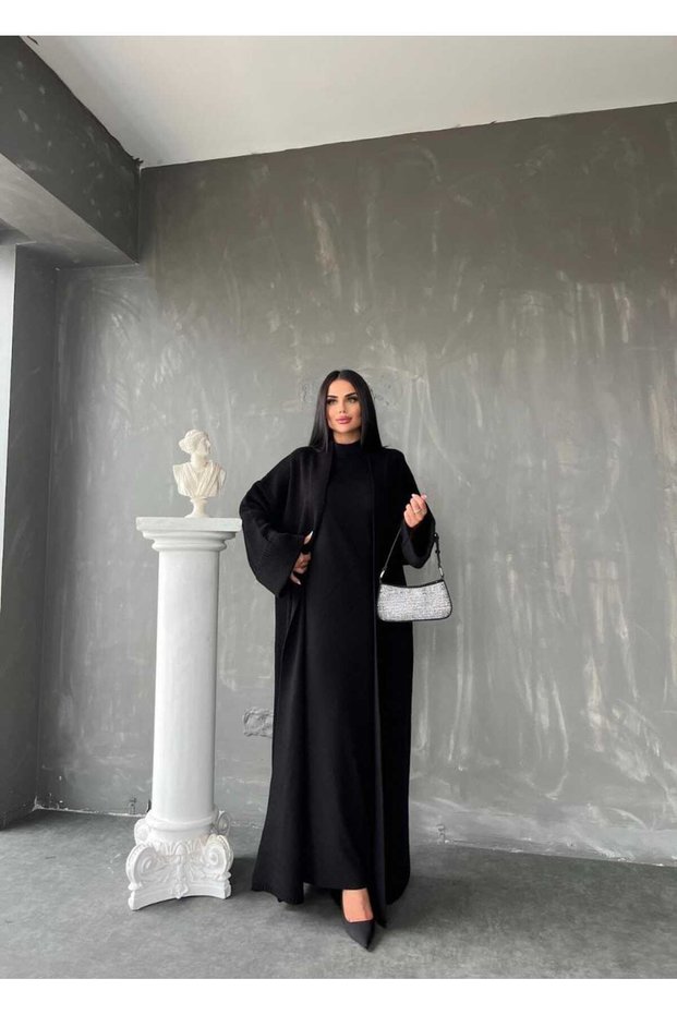 Women's Knitwear Cardigan Dress Set