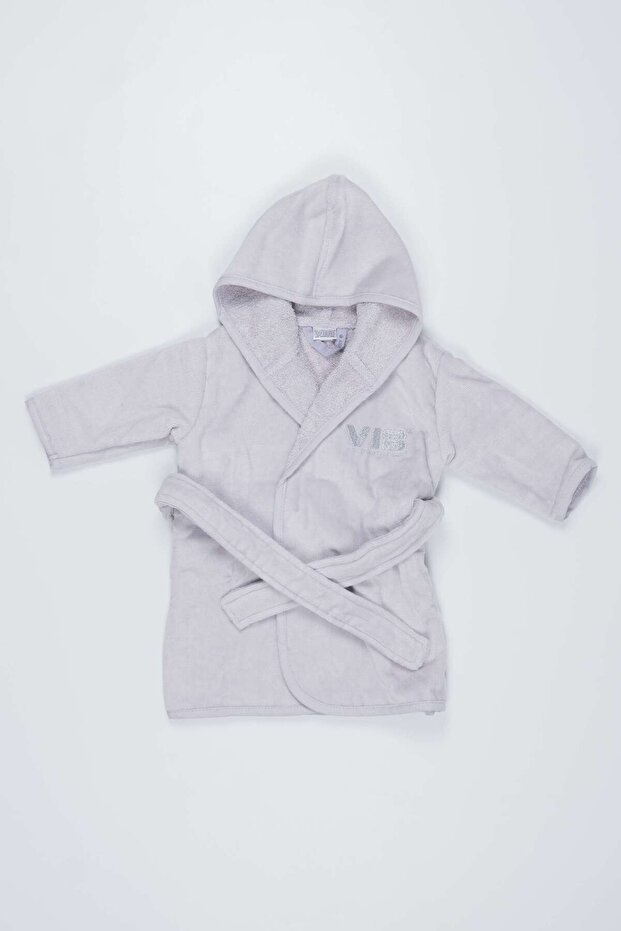 100% Cotton Hooded Baby Bathrobe 62-68 cm