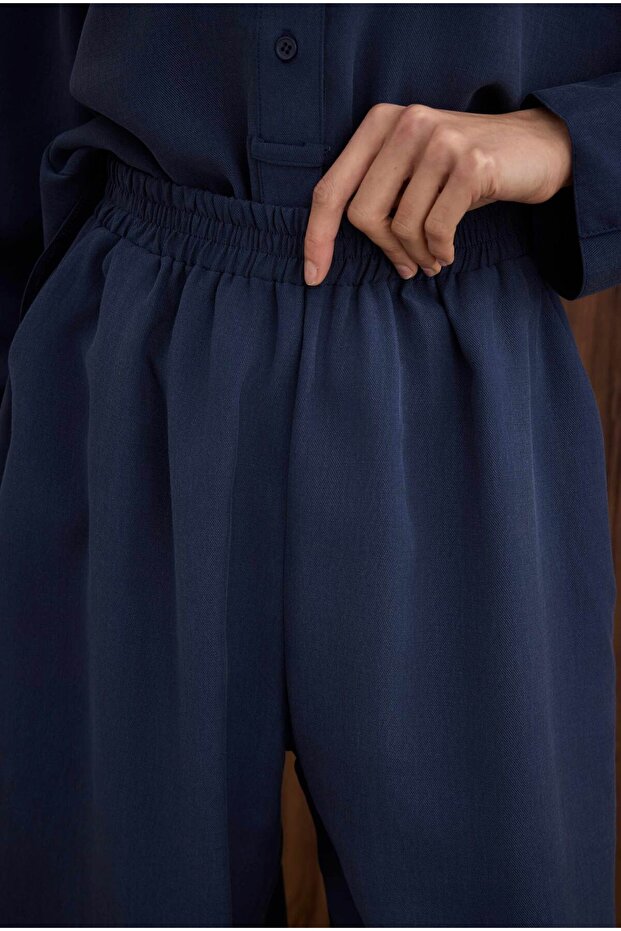 Pat Detaylı Basic Takım Kot Mavi - 4