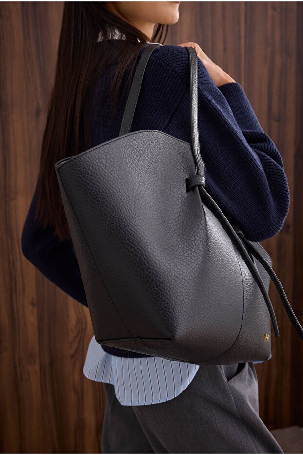 Maxi Shopper Çanta Siyah - 2