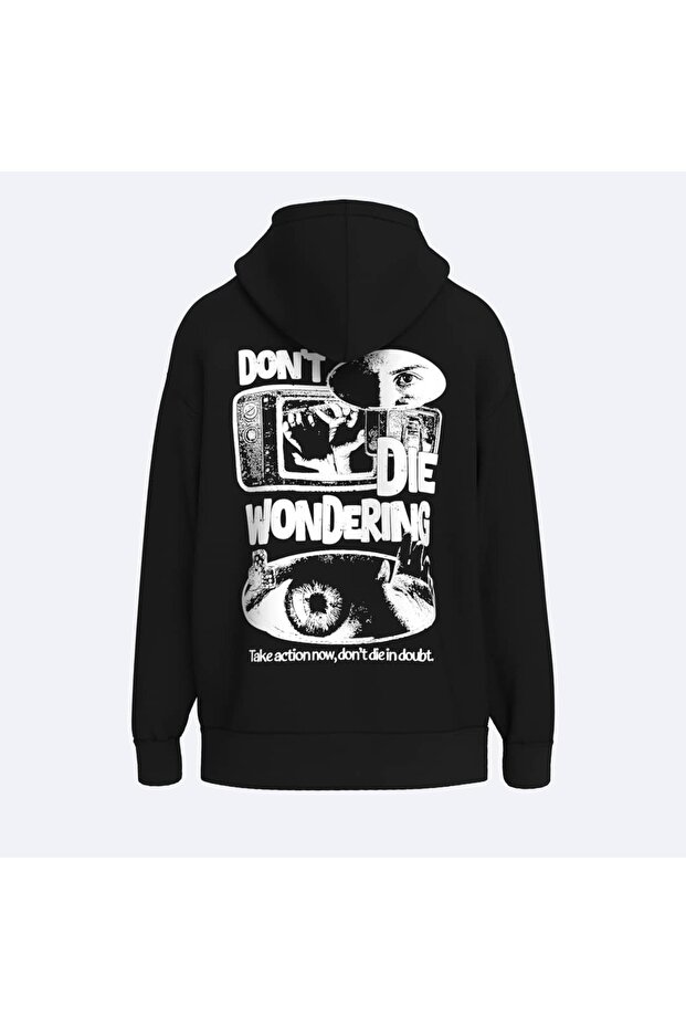 Don'T Die Wondering Unisex Oversized Hoodie