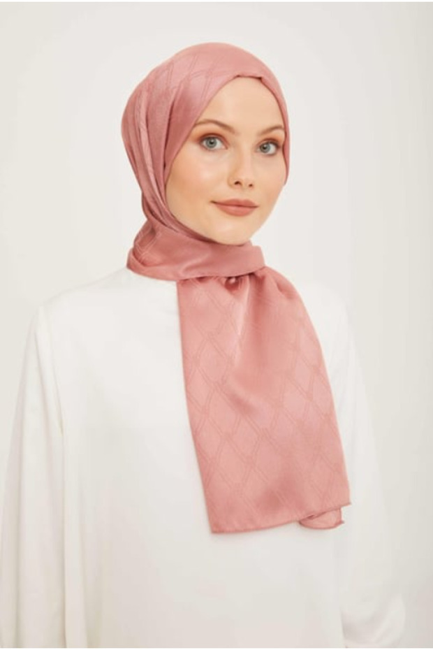 شال جاكار مزخرف بنمط تريند جان جان بودرا مونوغرام IST 6 - 21030
