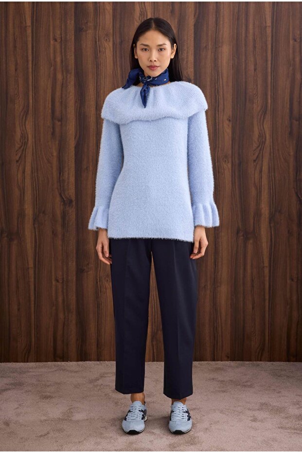 Pulover cu guler Aqua - 1