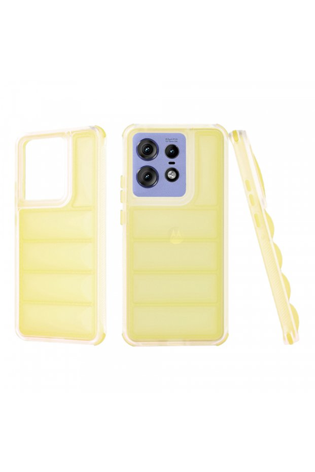 Husa pentru Edge 50 Pro, Techsuit, Wave Shield, Galbena