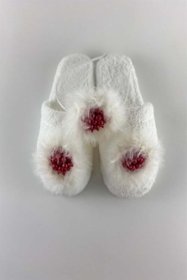Women's Cherry Maternity Crown Slippers Set