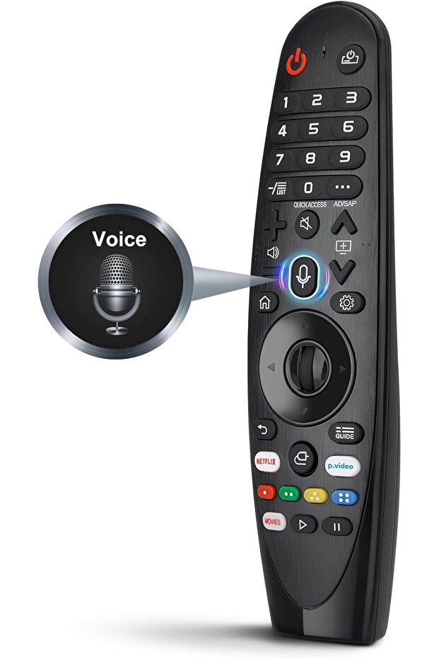 Voice Magic Replacement Remote for LG Smart TV AN-MR20GA with Pointer Function - 1