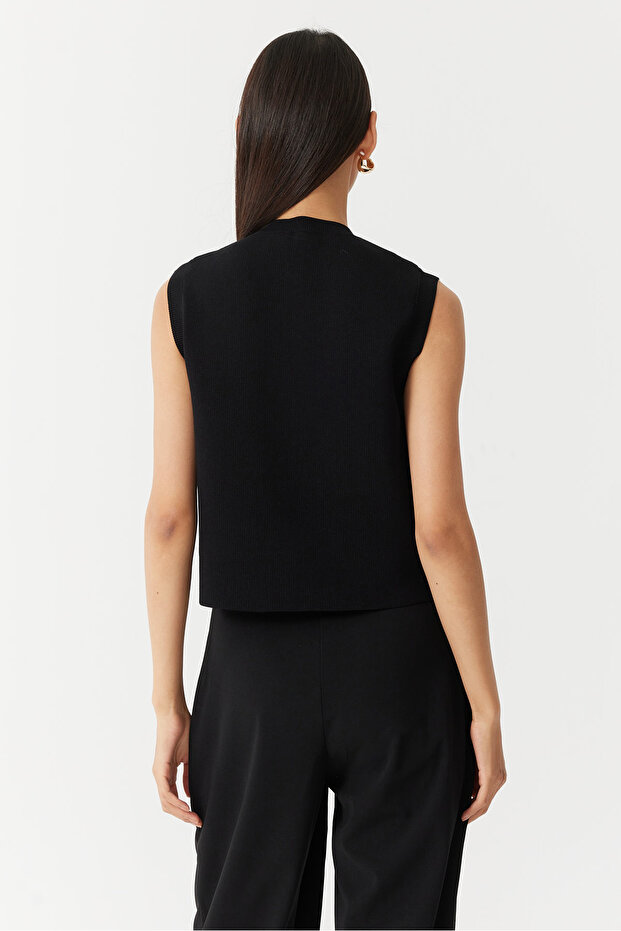 Kadın Triko Yelek - 5