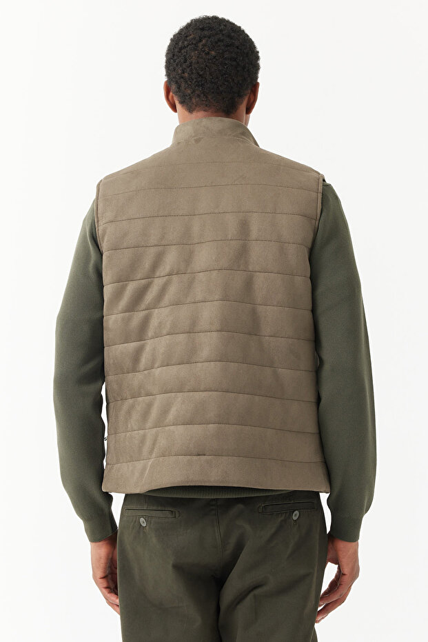 Erkek Süet Yelek - 4