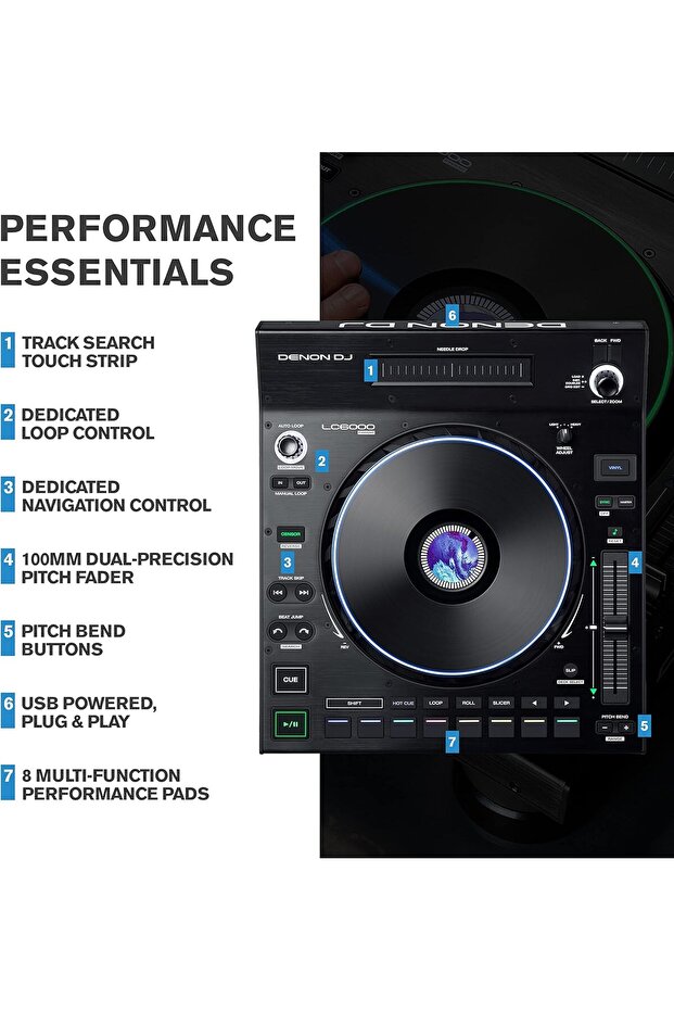 وحدة تحكم DJ USB LC6000 (التحكم في الطبقة الفرعية لنظام التشغيل Engine OS) - 5