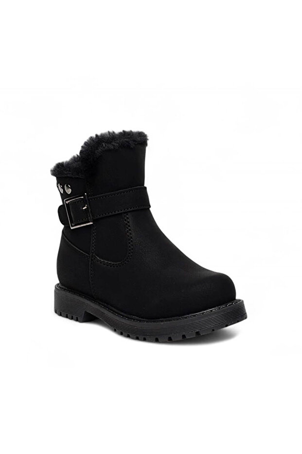 Polact Filet 24064 Siyah Kız Çocuk Bot & Bootie DM04C24064 - 2