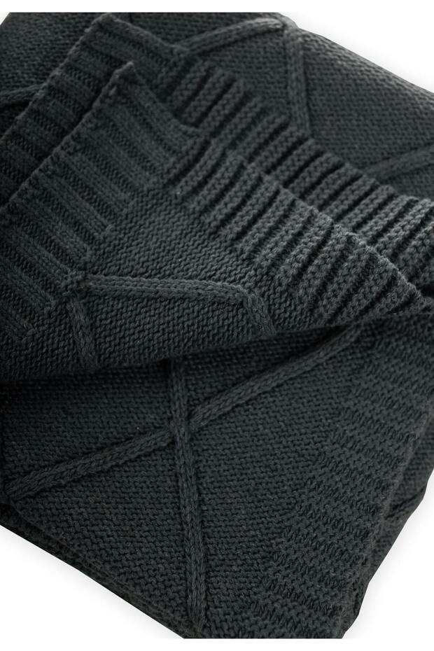 Triko Battaniye 80X100 Cm Antrasit - 3