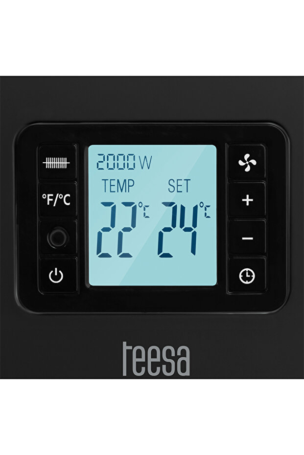 Convector Heating LCD Screen 3 Speeds 2000W - 6