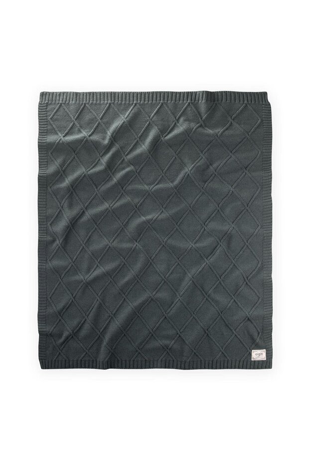 Triko Battaniye 80X100 Cm Antrasit - 2