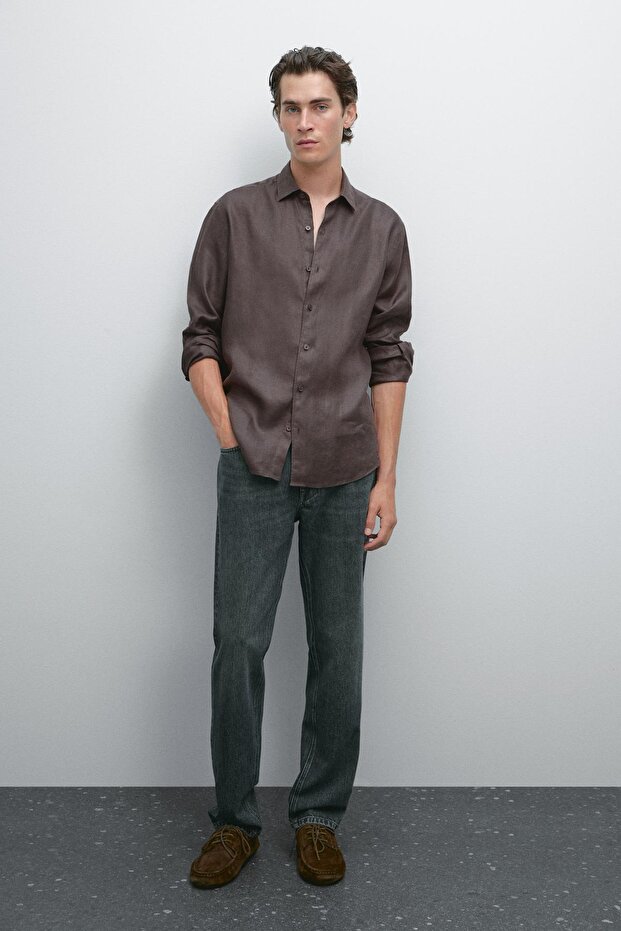 Tapered fit jeans - 1